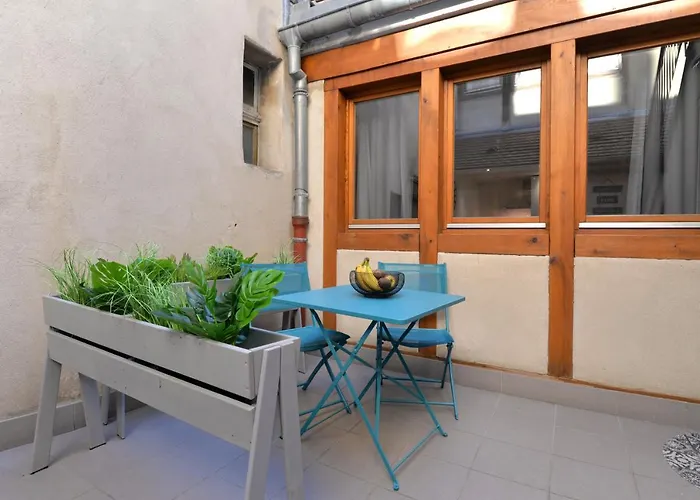 公寓 La Petite Terrasse Du Centre